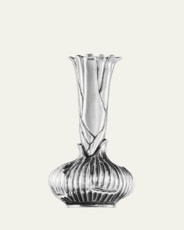 Les Collections Historiques Silver-Plated Onion Vase